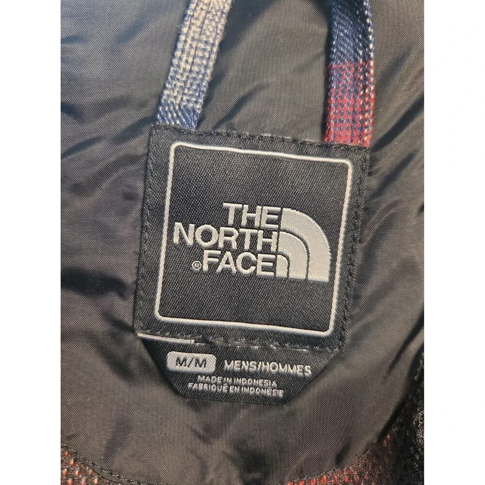 The North Face Tight Ship Jacket Mens Med Red Blue Plaid Snowboard NWOT Hyvent